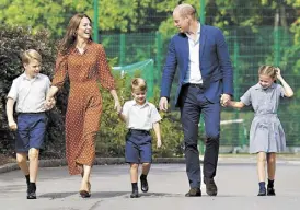  ?? REUTERS ?? Photo taken on Sept. 7, 2022 shows Prince William, his wife Kate, Princess of Wales, and their children during a family bonding.