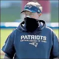  ?? STUART CAHILL / BOSTON HERALD FILE ?? Patriots coach Bill Belichick watches practice on Saturday.