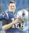  ?? Elise Amendola The Associated Press ?? Despite claiming to be “FOREVER A PATRIOT,” QB Tom Brady is leaving New England for the Tampa Bay Buccaneers.