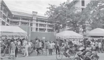  ?? FILE PHOTO ?? Cebu City Central School is one of the schools used as polling center during the May 9, 2022 elections. Councilor Joel Garganera said that disinfecti­ng the schools used as polling centers will not be necessary.