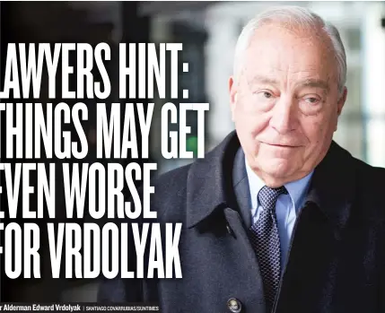  ??  ?? Former Alderman Edward Vrdolyak | SANTIAGO COVARRUBIA­S/ SUNTIMES