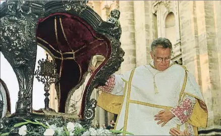  ?? . ?? El nuevo relicario saldrá tres veces durante el año jubilar, en Barcelona, Villar de Cañas y Vic