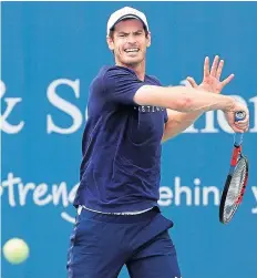  ?? Picture: Getty Images. ?? Andy Murray: could add Glasgow date to comeback.
