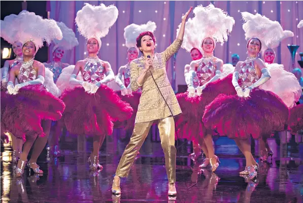  ??  ?? Star turn: Renée Zellweger plays Judy Garland in her twilight years on a comeback tour in London. ‘Judy’ is sketchy but it movingly focuses on the imperishab­le bond between the singer and her audience