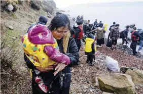  ?? LaPresse ?? Senza tregua La via del mare è la più battuta per giungere nelle isole greche