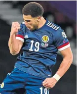  ??  ?? Che Adams opened his Scotland account