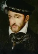  ?? ?? Portrait de Henri II (1519-1559), de Francesco Primaticci­o, dit le Primatice (1503-1570).