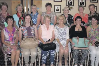  ??  ?? The Wexford lady President’s prize presentati­on. Back (from left): Carmel Murphy, Mary Maguire, Trina Walsh, Patricia Hanton, Mary Roche, Denise Dunne, Margaret Hearne. Front (from left): Anna Sullivan (lady Captain), Elaine Kinsella, Maisie Purcell...