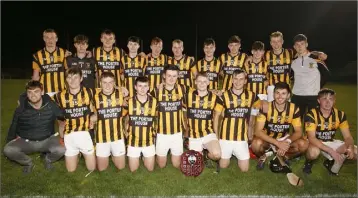  ??  ?? The Shelmalier­s team who defeated Oulart-The Ballagh in the Under-21 ‘B’ hurling final.