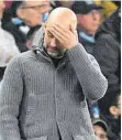  ?? FOTO: AFP ?? Pep Guardiola und ManCity haben Europa-Zwangspaus­e.