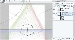  ??  ?? Take care not to draw on the same layer as the guides. Toggle snapping to different guides (including grids) here.