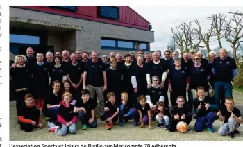 ??  ?? L’associatio­n Sports et loisirs de Biville-sur-Mer compte 70 adhérents.