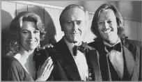  ?? Frank Edwards Getty Images ?? ACTING FAMILY Peter Fonda, right, and his sister Jane accompany their father, actor Henry Fonda, to receive the 1978 American Film Institute’s Life Achievemen­t Award at the Beverly Hilton.