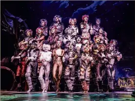  ?? MATTHEW MURPHY ?? The North American touring company of “Cats,” which returns to the Fox Theatre Aug. 6-11.