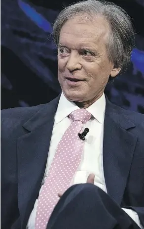  ?? MISHA FRIEDMAN/BLOOMBERG FILES ?? The newsletter­s of outspoken fund managers like Bill Gross, the (former) king of bonds, above, are sources of fertile territory for non-consensus views, says Tom Bradley.