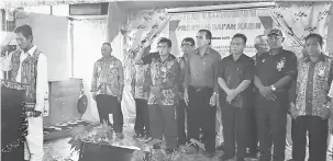  ??  ?? GAWA: Len ngulu Program Bai’ah Kasih diatur PIBG SK Muara Payang Sarikei.