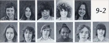  ??  ?? Joel Rubinoff top row third from the left in his Grade 8 yearbook.