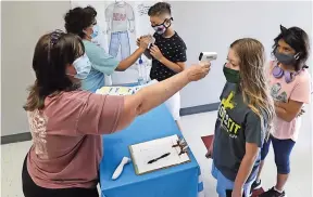  ??  ?? se planea un regreso a clases en persona escalonado a partir de este martes 8 de septiembre