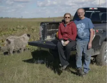  ??  ?? Pam and Lyle Miller on their farm. Whitmore introduced himself to the family in the summer of 2006, telling them he was new in the area and saying the 14-year-old boy with him was his nephew.