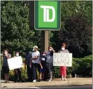  ?? MEDIANEWS GROUP FILE PHOTO ?? Some 60-70 people who stood at Garrett Road and Lansdowne Avenue in Upper Darby in support the Black Lives Matter movement last June.