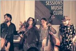  ?? Picture: Pete Saunders ?? Virginia-based band Furnace Mountain taking a bow at Whitstable Sessions Music Club