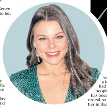  ??  ?? Actress Faye Brookes