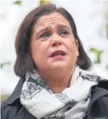  ??  ?? Speech: Mary Lou McDonald