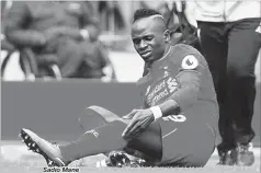  ??  ?? Sadio Mane