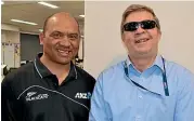  ??  ?? Hamish McKenzie and ANZ colleague Asima Leone benefit from speed-listening technology.