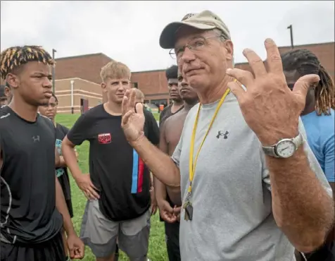  ?? Steph Chambers/ Post- Gazette ?? Coaches Ray Braszo, above, and Rod Steele switched schools in the offseason. Braszo is at Steel Valley, where Steele won WPIAL titles two of the past three seasons. Steele is now at West Mifflin.