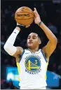  ?? STAFF FILE ?? The Warriors’ Jordan Poole scored a career-high 26 points Thursday after being called up from the G League.