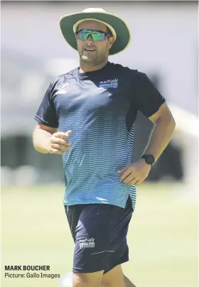  ?? Picture: Gallo Images ?? MARK BOUCHER