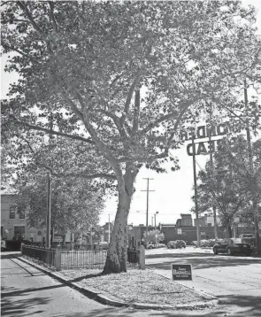  ?? COURTNEY HERGESHEIM­ER/COLUMBUS DISPATCH ?? An internal Columbus Recreation and Parks committee has approved renaming Christophe­r Columbus Park, a tiny, pie-wedge shaped piece of land in the city’s Italian Village neighborho­od shown in this photo taken Tuesday, to Warren Park after the street it sits on. The renaming came after a request by Italian Village Society, which didn’t want a park associated with Christophe­r Columbus and his history.