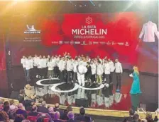  ?? ?? Gala Michelin en Toledo.
Y no fue la única representa­ción almeriense. Terraza Carmona, en Vera ha entrado en la selección