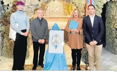  ?? DCA ?? Presentaci­ón del nuevo escudo de la Asociación de Lourdes y de la pregonera de la Patrona.