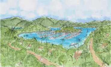  ??  ?? Nawi Island Concept Drawing