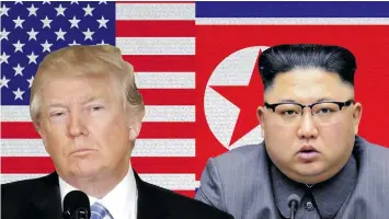  ??  ?? United States President Donald Trump and North Korean leader Kim Jong Un