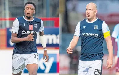  ??  ?? Jonathan Afolabi and Charlie Adam have been subjected to despicable abuse recently.