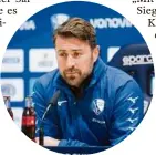  ?? ?? Heiko Butscher ist seit Dienstag neuer Trainer beim VFL.
