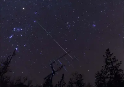  ??  ?? See the Geminid meteor shower on December 13 and 14 around midnight