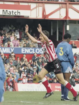  ??  ?? Mick Harford in his Sunderland days.