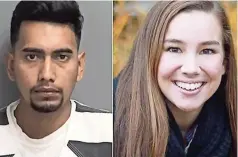  ??  ?? Cristhian Bahena Rivera y su presunta víctima Mollie Tibbetts