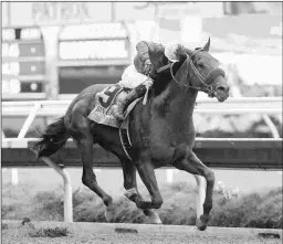  ?? BENOIT PHOTO ?? Bing Crosby winner Collusion Illusion will be rested and point to a summer/fall campaign that will include the BC Sprint.