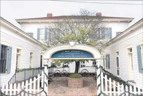  ?? Jesse Goddard For The Times ?? DRUM BARRACKS Civil War Museum tells the story of Camp Drum, the U.S. Army’s regional headquarte­rs during the Civil War.