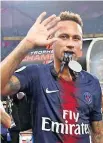  ?? BOBBY YIP/REUTERS ?? De volta. Após 5 meses, Neymar joga pelo PSG