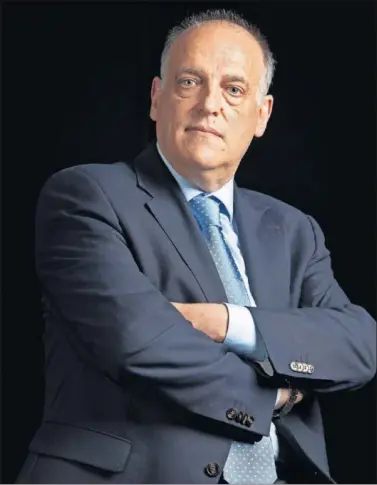  ??  ?? Javier Tebas, presidente de LaLiga, en una imagen de archivo.