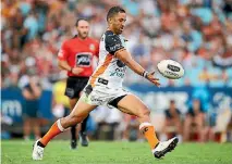  ?? GETTY IMAGES ?? Benji Marshall has been in superb form for the Wests Tigers.