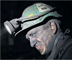  ??  ?? Polish miner at work – the country generates 80pc of power from coal; the UK just 5pc