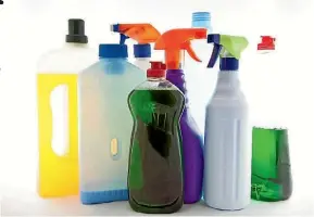  ?? PHOTO: 123RF ?? Volatile organic compounds, used to enhance cleaning products, can be harmful.