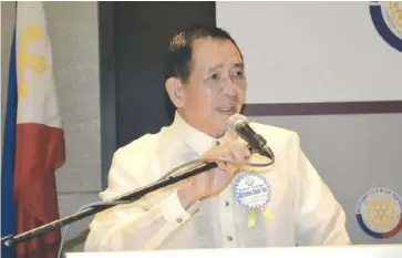  ?? RUDY BEDIONES/FACEBOOK ?? Councilor Ricardo Tan says he is “100 percent sure” there are still illegal drug activities in the villages of Bacolod City.